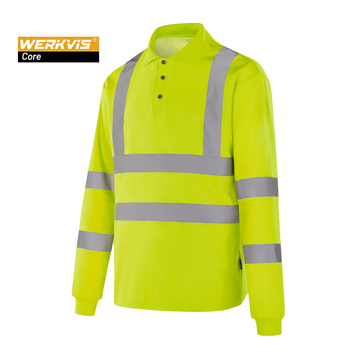 GENEVE - WT302 - Hi-vis long sleeve POLO - Werkvis